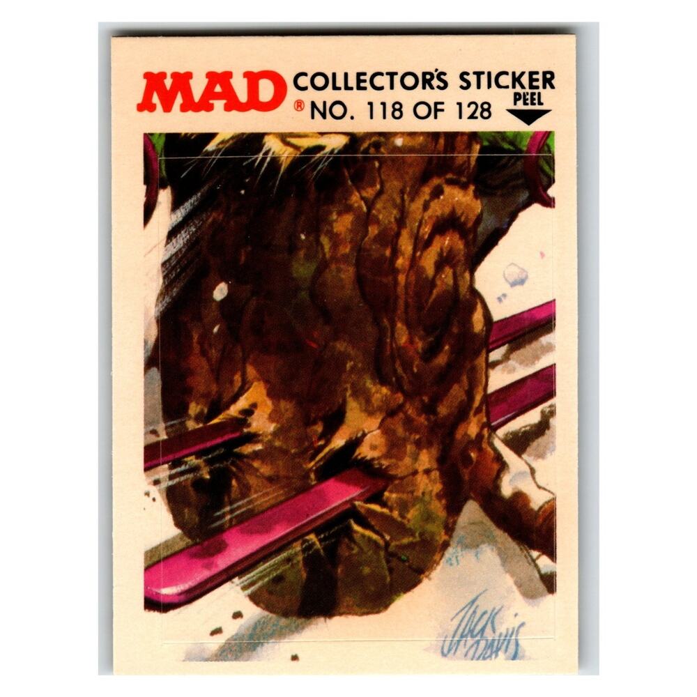 MAD Collector's Sticker 1983 No. 118 of 128 E.C. Publications